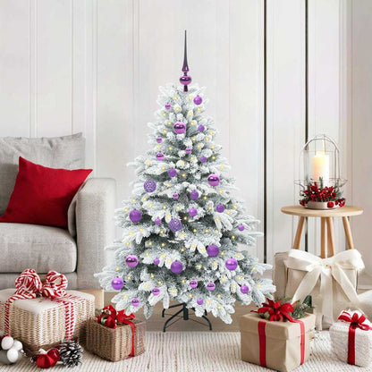 Artificial Christmas Tree with 150 LEDs White 120 cm PE and PVC