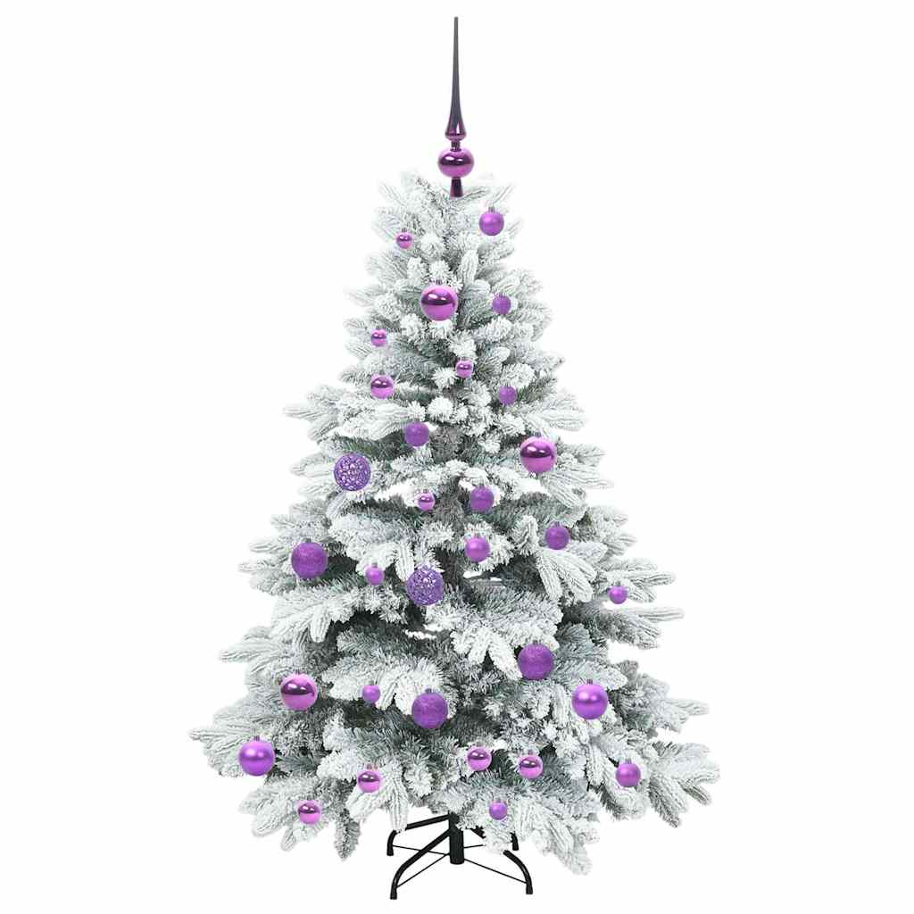 Artificial Christmas Tree with 150 LEDs White 120 cm PE and PVC
