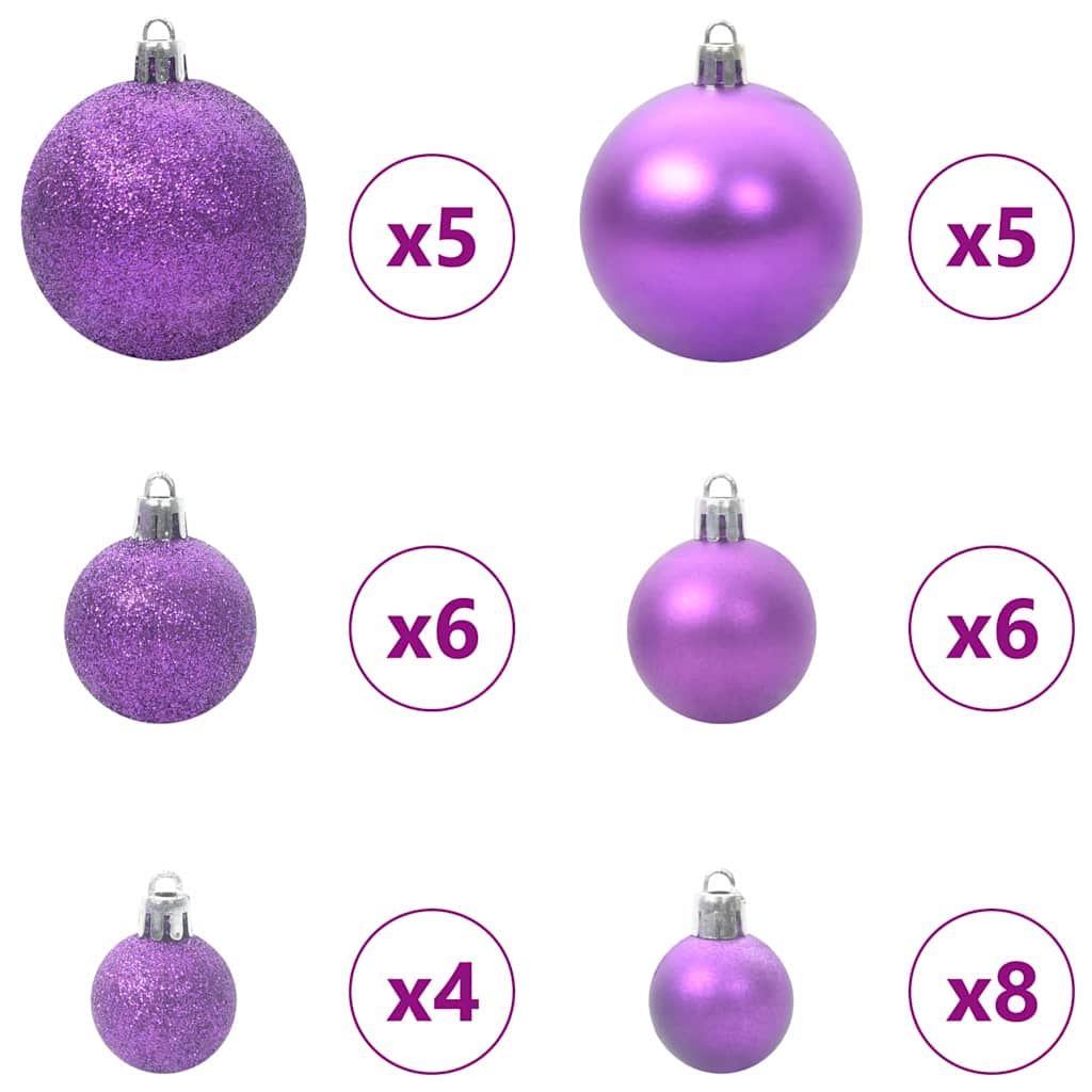 Artificial Christmas Tree with 150 LEDs White 120 cm PE and PVC