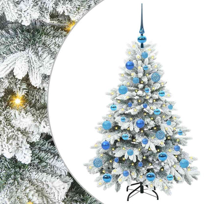 Artificial Christmas Tree with 150 LEDs White 120 cm PE and PVC