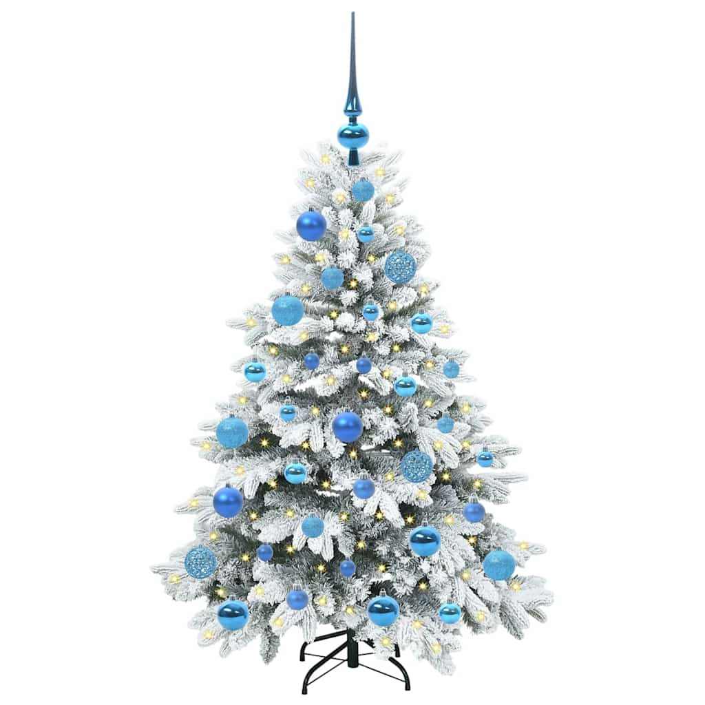 Artificial Christmas Tree with 150 LEDs White 120 cm PE and PVC