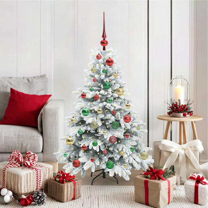 Artificial Christmas Tree with 150 LEDs White 120 cm PE and PVC