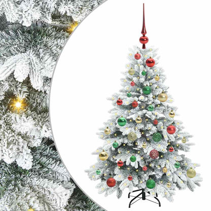 Artificial Christmas Tree with 150 LEDs White 120 cm PE and PVC