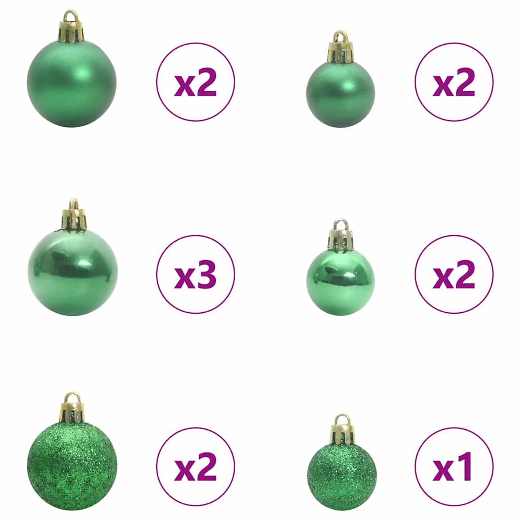 Artificial Christmas Tree with 150 LEDs White 120 cm PE and PVC