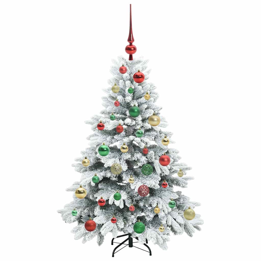 Artificial Christmas Tree with 150 LEDs White 120 cm PE and PVC