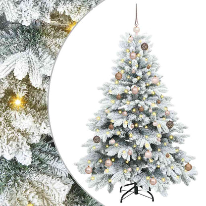 Artificial Christmas Tree with 150 LEDs White 150 cm PE and PVC