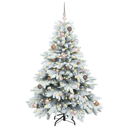 Artificial Christmas Tree with 150 LEDs White 150 cm PE and PVC