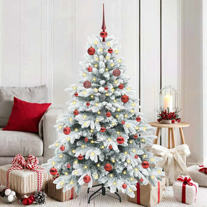 Artificial Christmas Tree with 150 LEDs White 150 cm PE and PVC