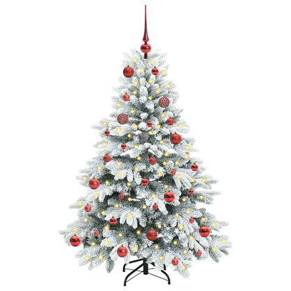 Artificial Christmas Tree with 150 LEDs White 150 cm PE and PVC