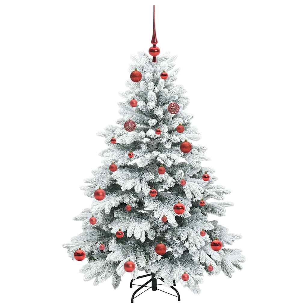 Artificial Christmas Tree with 150 LEDs White 150 cm PE and PVC