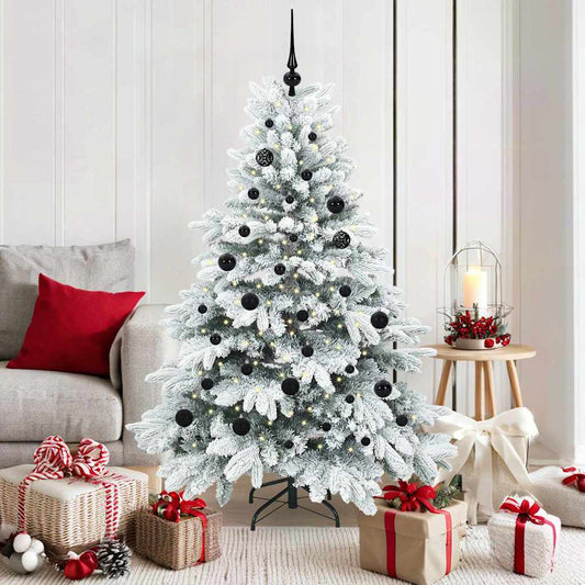 Artificial Christmas Tree with 150 LEDs White 150 cm PE and PVC