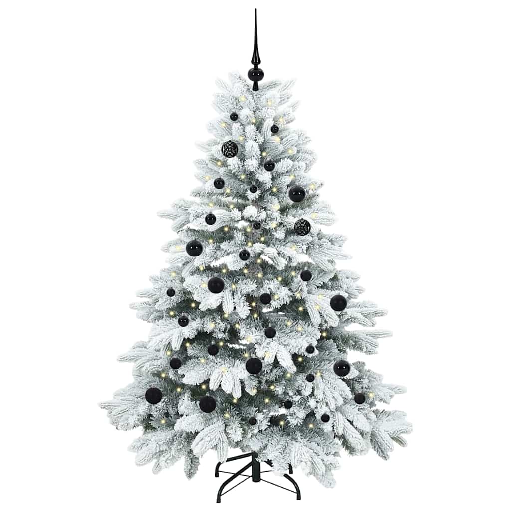 Artificial Christmas Tree with 150 LEDs White 150 cm PE and PVC