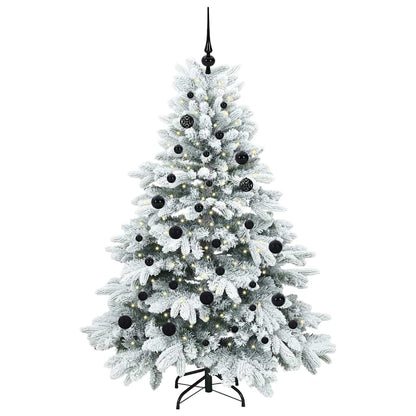 Artificial Christmas Tree with 150 LEDs White 150 cm PE and PVC