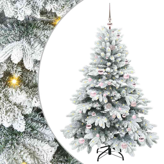Artificial Christmas Tree with 150 LEDs White 150 cm PE and PVC