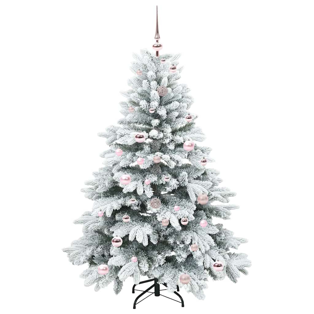 Artificial Christmas Tree with 150 LEDs White 150 cm PE and PVC