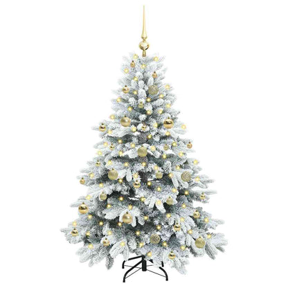 Artificial Christmas Tree with 150 LEDs White 150 cm PE and PVC
