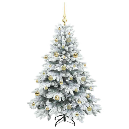 Artificial Christmas Tree with 150 LEDs White 150 cm PE and PVC