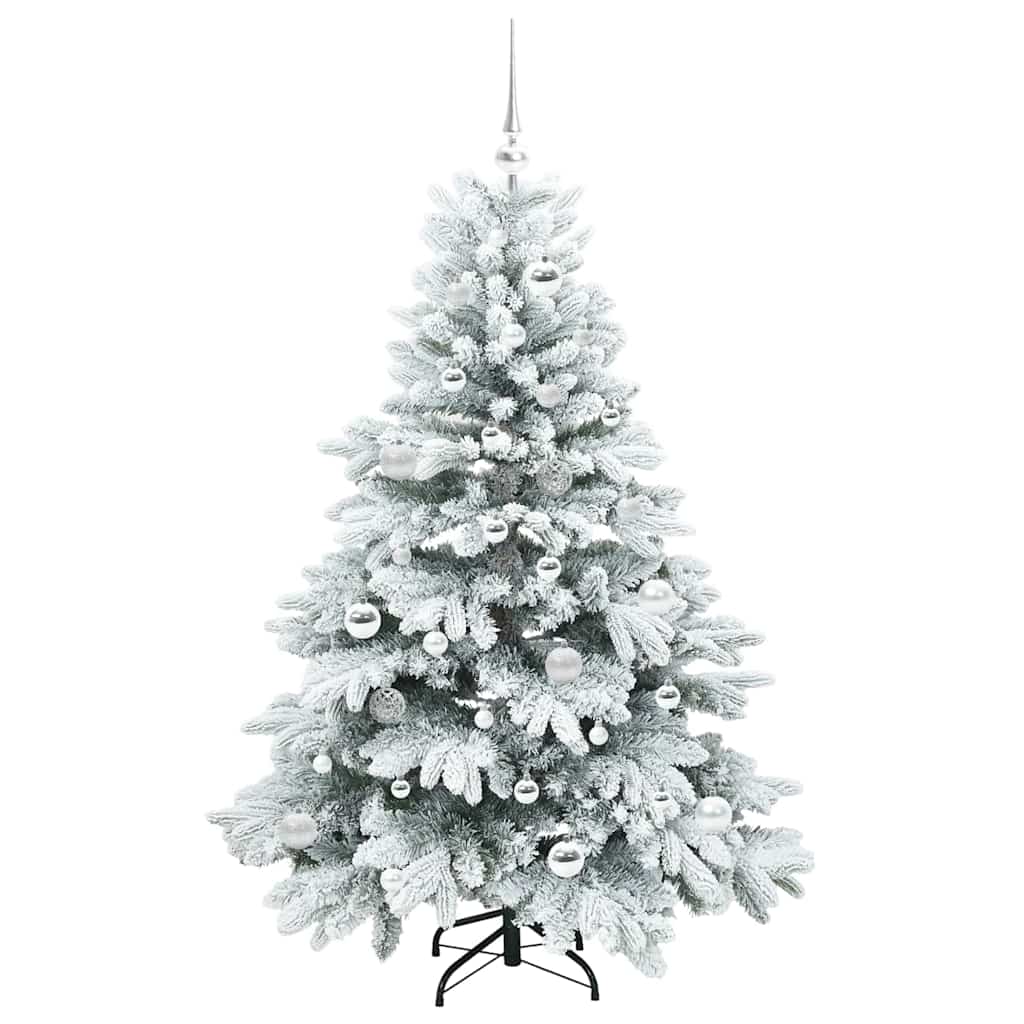 Artificial Christmas Tree with 150 LEDs White 150 cm PE and PVC