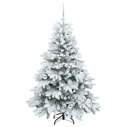 Artificial Christmas Tree with 150 LEDs White 150 cm PE and PVC