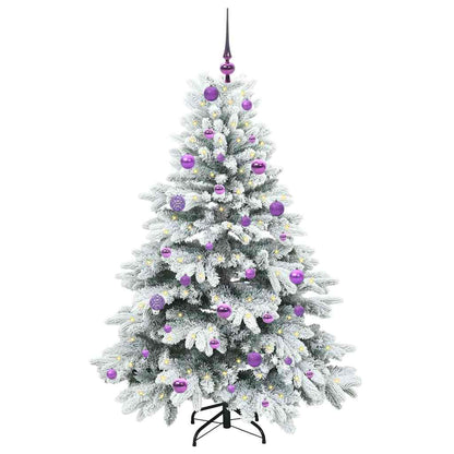 Artificial Christmas Tree with 150 LEDs White 150 cm PE and PVC