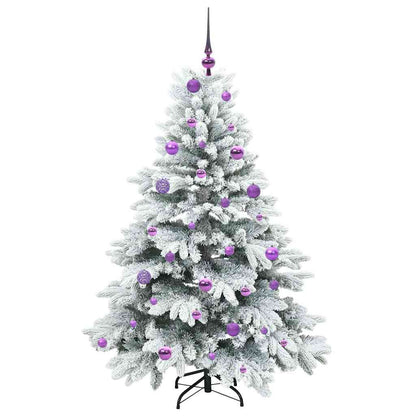 Artificial Christmas Tree with 150 LEDs White 150 cm PE and PVC