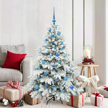 Artificial Christmas Tree with 150 LEDs White 150 cm PE and PVC