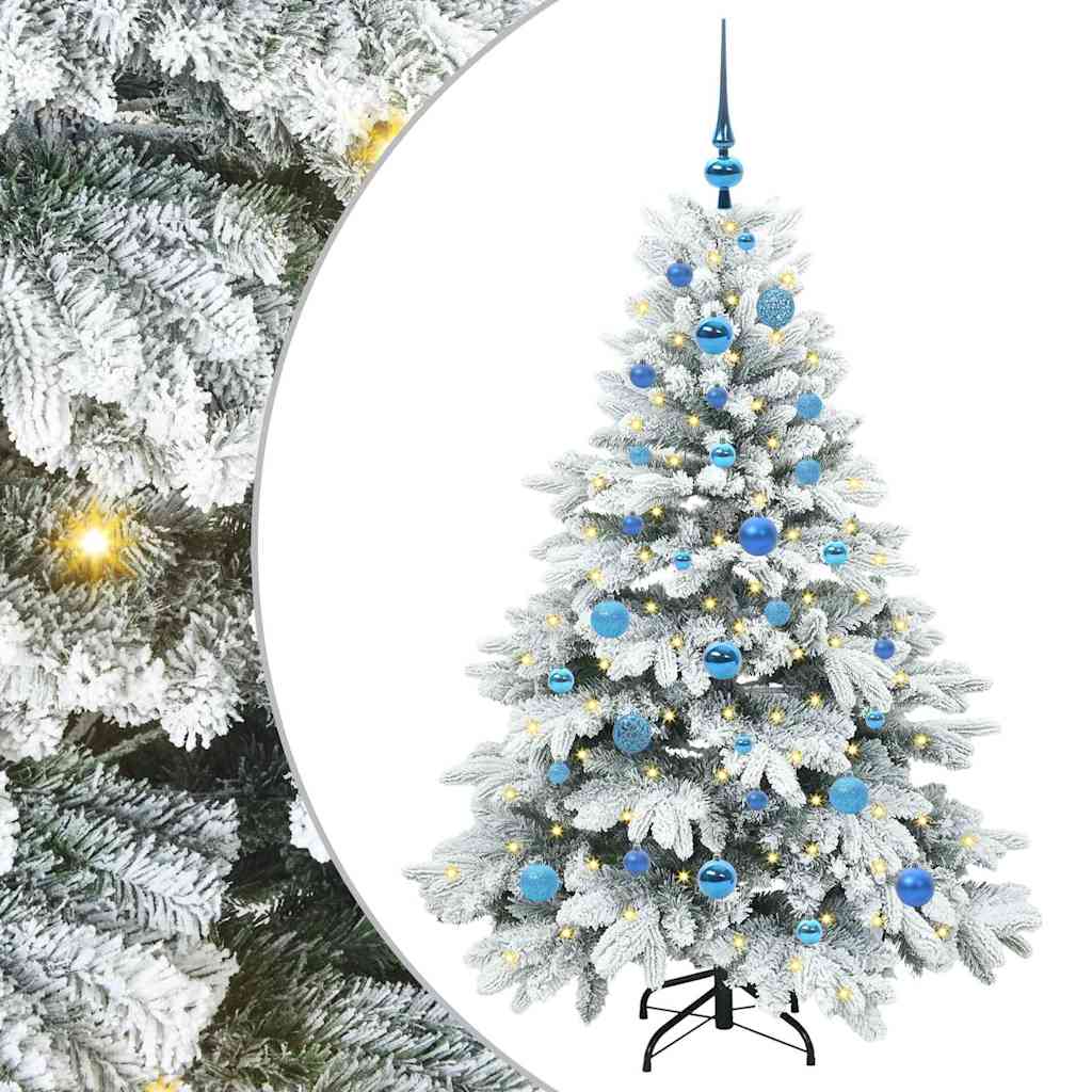 Artificial Christmas Tree with 150 LEDs White 150 cm PE and PVC