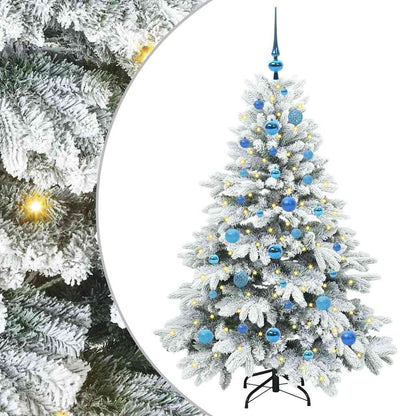 Artificial Christmas Tree with 150 LEDs White 150 cm PE and PVC