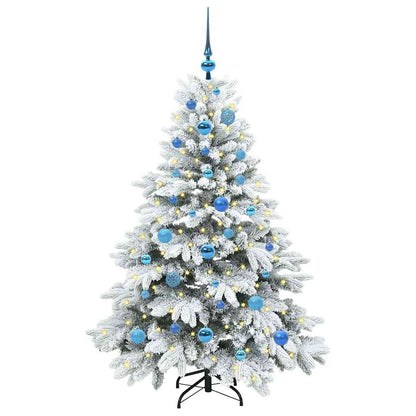 Artificial Christmas Tree with 150 LEDs White 150 cm PE and PVC