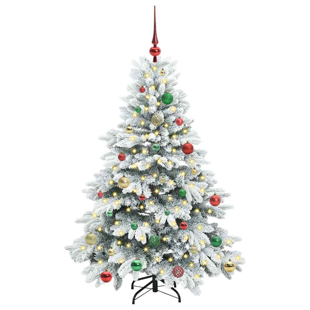 Artificial Christmas Tree with 150 LEDs White 150 cm PE and PVC