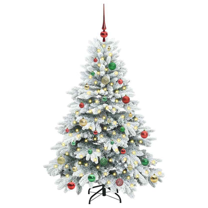 Artificial Christmas Tree with 150 LEDs White 150 cm PE and PVC