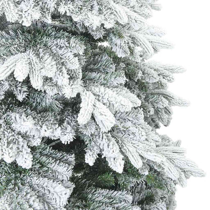 Artificial Christmas Tree with 300 LEDs White 210 cm PE and PVC