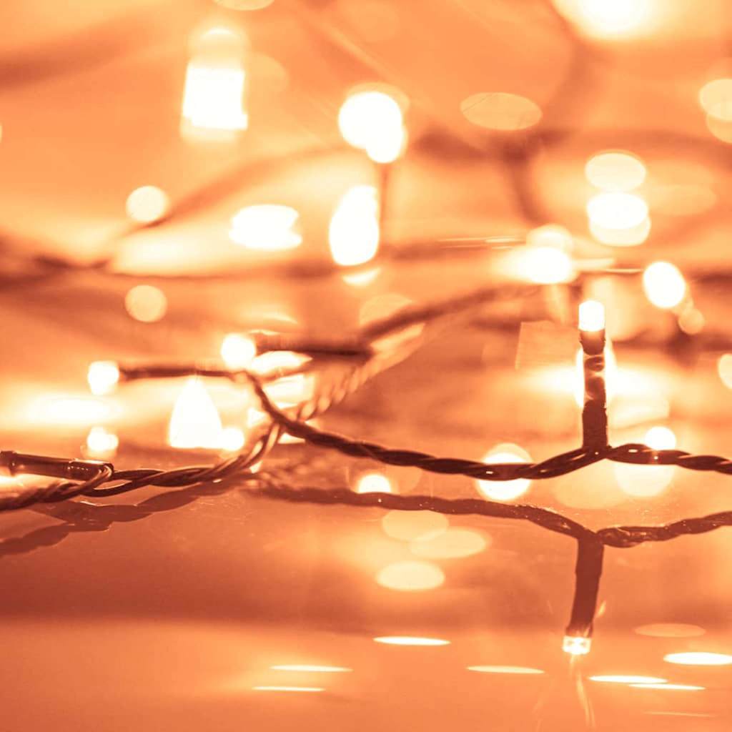Artificial Christmas Tree with 300 LEDs White 210 cm PE and PVC