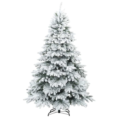 Artificial Christmas Tree with 300 LEDs White 240 cm PE and PVC