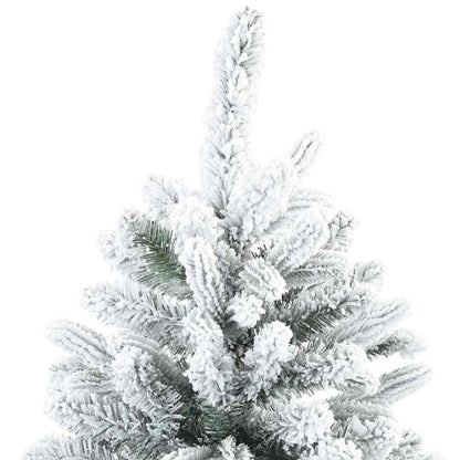Artificial Christmas Tree with 300 LEDs White 240 cm PE and PVC