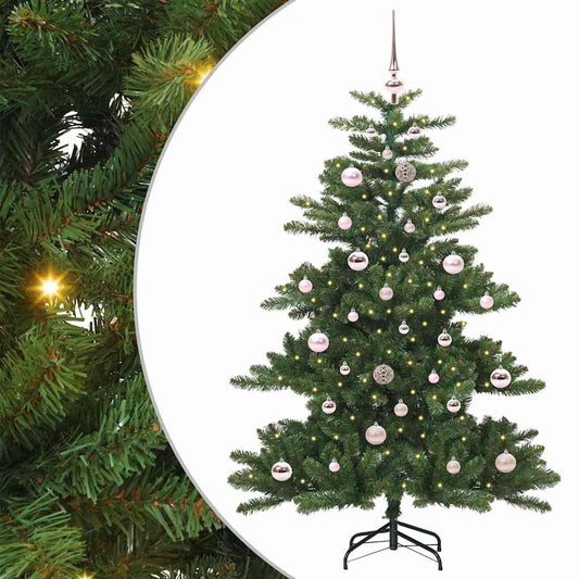 Artificial Hinged Christmas Tree Green 150 cm PVC and Steel