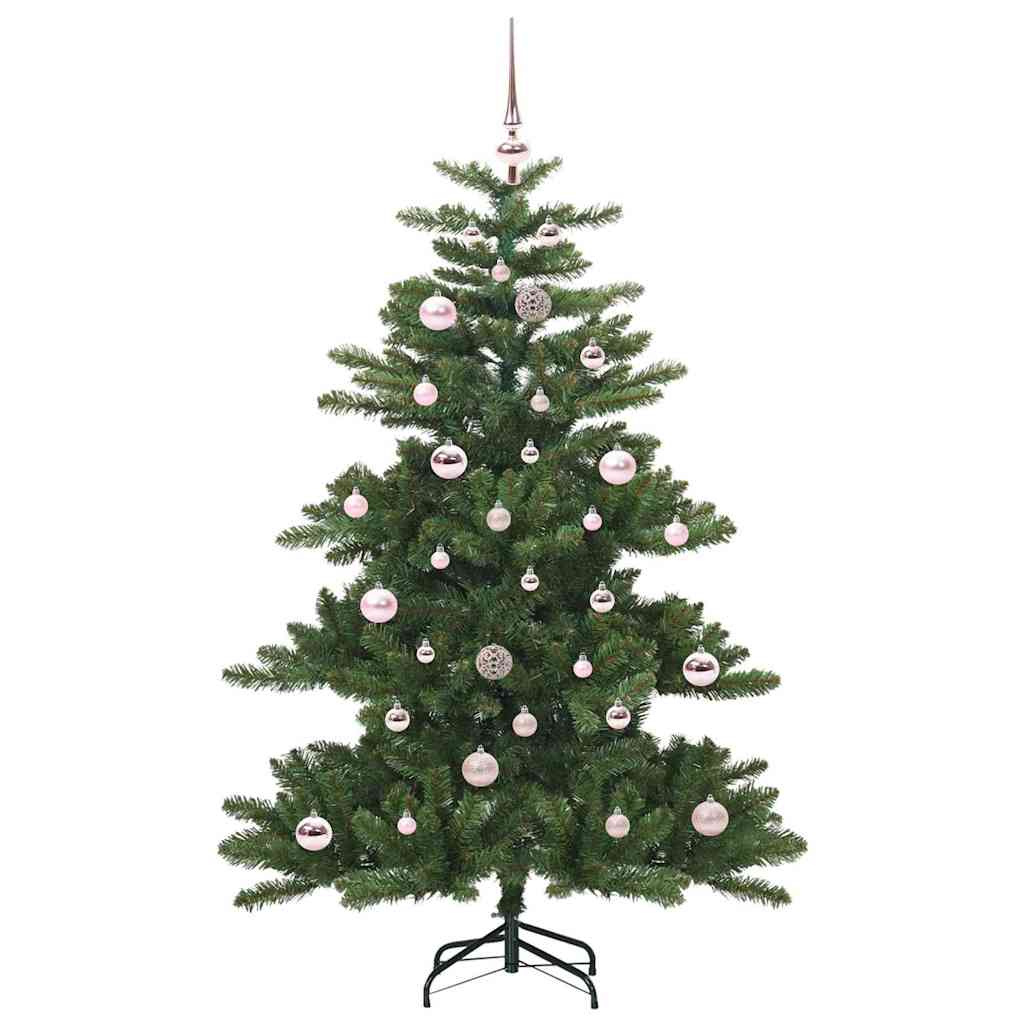 Artificial Hinged Christmas Tree Green 150 cm PVC and Steel