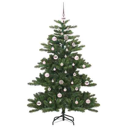 Artificial Hinged Christmas Tree Green 150 cm PVC and Steel