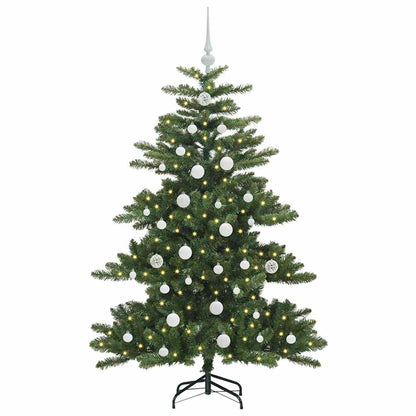 Artificial Hinged Christmas Tree Green 150 cm PVC and Steel