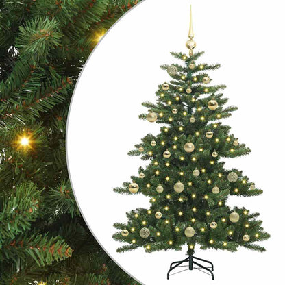 Artificial Hinged Christmas Tree Green 150 cm PVC and Steel