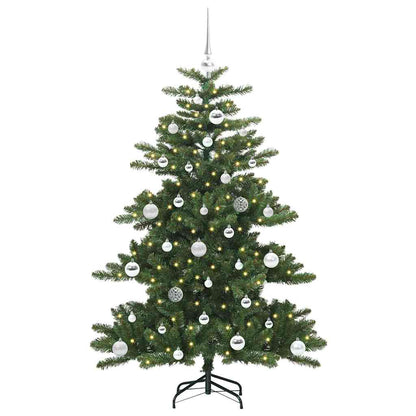 Artificial Hinged Christmas Tree Green 150 cm PVC and Steel