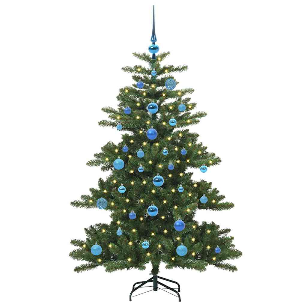 Artificial Hinged Christmas Tree Green 150 cm PVC and Steel
