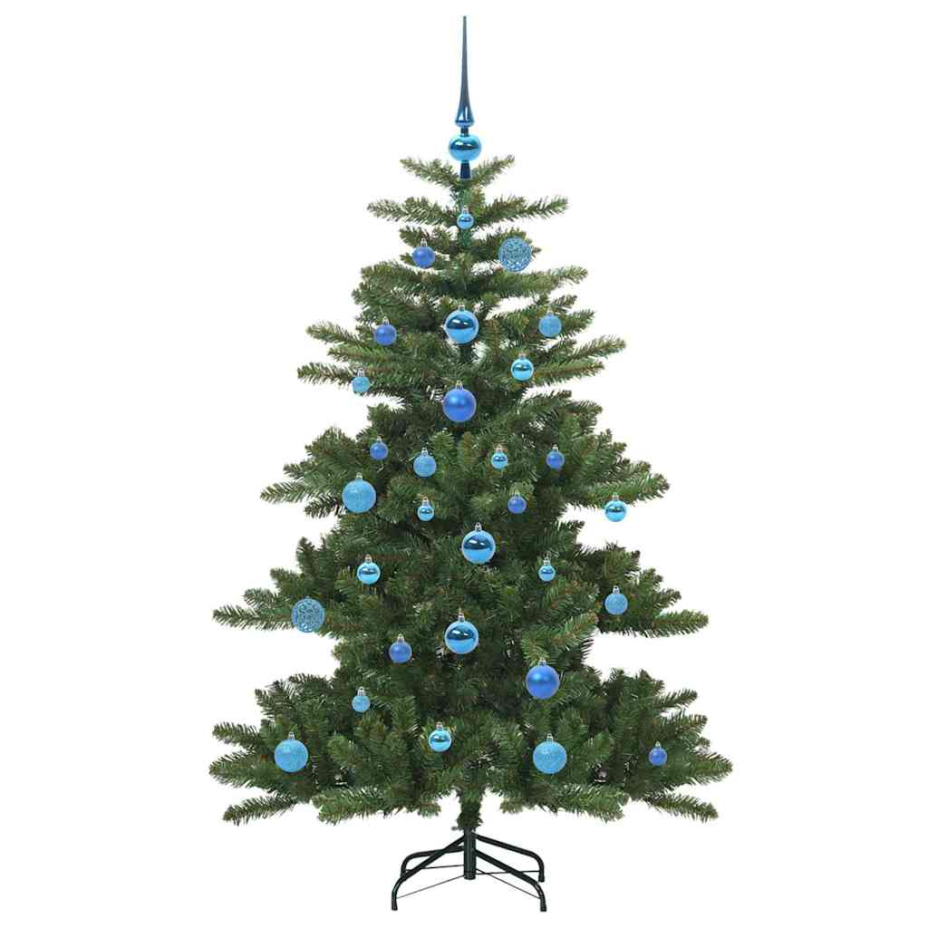 Artificial Hinged Christmas Tree Green 150 cm PVC and Steel