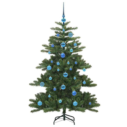 Artificial Hinged Christmas Tree Green 150 cm PVC and Steel