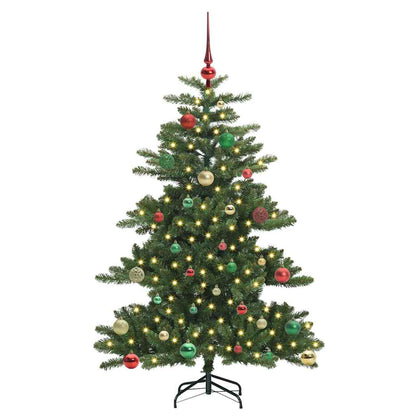 Artificial Hinged Christmas Tree Green 150 cm PVC and Steel