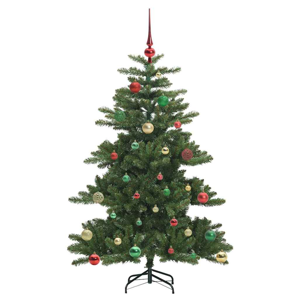 Artificial Hinged Christmas Tree Green 150 cm PVC and Steel