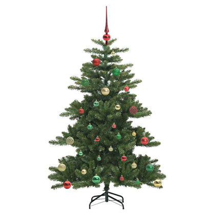 Artificial Hinged Christmas Tree Green 150 cm PVC and Steel