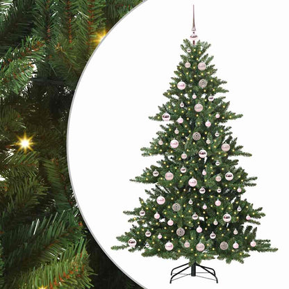 Artificial Hinged Christmas Tree Green 180 cm PVC and Steel