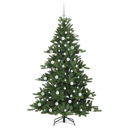 Artificial Hinged Christmas Tree Green 180 cm PVC and Steel