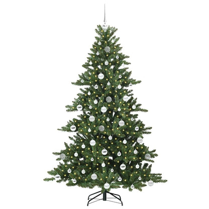 Artificial Hinged Christmas Tree Green 180 cm PVC and Steel